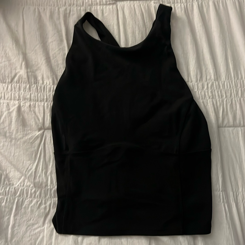 Lululemon cropped cross back workout tank